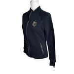 Vegas Golden Knights Quilted Full Zip Jacket Medium Black Pockets Embroidered Photo 4