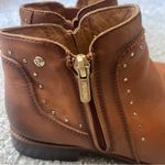 Pikolinos Royal Embellished Premium Leather Ankle Zip Boots Brown Bootie Size 5 Photo 2