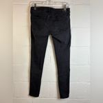 American Eagle Outfitters Woman’s Super Stretch Black Denim Skinny Jeggings Sz 4 Photo 3