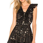 Michael Costello  X Revolve Kandie Mini Lace Dress S Photo 0
