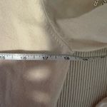 THML  Cream Top with Gold Sequin Accents Medium Photo 5