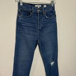 RE/DONE 90s Ultra High-Rise Ankle Crop Skinny Jeans Medium Worn Wash Size 25 Photo 2