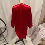 Victoria's Secret Vintage Victoria’s Secret gold label red silky beaded sequin robe kimono Photo 4