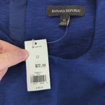 Banana Republic  Sleeveless Ponte Dress Flounce 306266 Navy Blue Women's Size 12‎ Photo 6