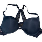 DOBREVA Black Lace Racerback Padded Push Up Underwire Bra Size 36B Photo 0
