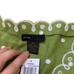 Grace Elements Size 14 Green Linen Grassy Field Embroidered Spring NWT New Cute Photo 9