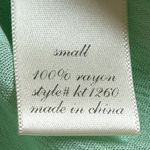 Francesca’s mint spaghetti strap embroidered boho summer tank with tassels SM Green Photo 7