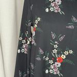 H&M Black Floral Long Sleeve Light Dress. Photo 3