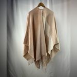 SOIA & KYO  Striped Cape‎ Wrap in Pale Pink One Size Photo 5