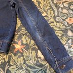 REWASH  Denim Jacket Womens Small Blue Trucker Jean Dark Wash Button Front Photo 9