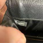 Brighton ‎ croc embossed leather clutch brown 8” x 5.75” Photo 2