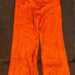 Anthropologie Wide Leg Satin Pants Photo 4