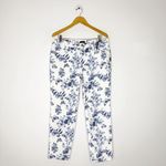 Talbots  Slim Ankle Jeans – Butterfly Floral Print Size 12 Petite Photo 3