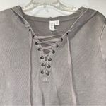 Gray Hooded Sweater Dress Women’s Small Photo 1