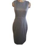 Calvin Klein  Gray Sleeveless Exposed Zip Knee Length Dress 4 Photo 6