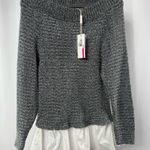 Tracy Reese NWT  Knit Pullover Sweater in Black White Size‎ Medium Photo 0