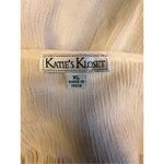 Katie’s Kloset Cream Lightweight Long Sleeve Boho V Photo 1