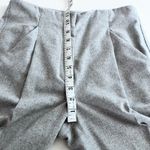 Wilfred Aritzia Chambery Wool Cashmere Blend Pleated Cropped Trouser Sz 4 Gray Photo 6