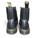 Dr. Martens Zavala Black Leather Combat Boots 7M 8L EU39 Lace Up Unisex Photo 4