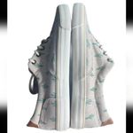 GH Bass Navigate Critter Womens 7M Cactus Print Beige Linen Canvas Boat Shoes Size 7 Photo 5