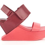 United Nude Delta Wedge Sandals 38 / 7.5 color radiant Pink Photo 0