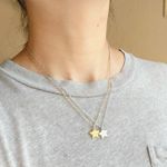 Handmade grunge y2k star swirl fully gold stainless steel chain necklace💫🌀 Photo 7