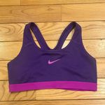 Nike  Dri-Fit Size Medium Purple Athletic Sports Bra Photo 1