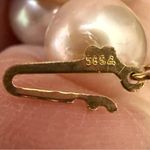 14K 585 Gold Clasp 9mm Ivory Cream Freshwater Cultured Pearl 17” Necklace 48.6g. Photo 8