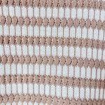 Sabo Brown White Josie Cable Knit Women’s Top‎ Short Sleeves Size US 8 Photo 7