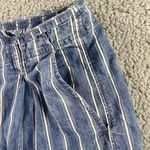 American Eagle  Shorts Womens 6‎ Paperbag High Waist Stripe Boho Photo 8