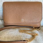 Tory Burch Emerson Saffiano Leather Chain Wallet Crossbody. Photo 10