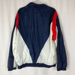 Ellesse Vintage Windbreaker Jacket Navy Blue White Red Full Zip Nylon 6 Photo 6