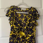 A.L.C. Valencia Dress in Yellow Midi Silk Photo 7