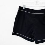 Esprit [Vintage] Y2K  Beach Size Large L Black Piped Trim Mid Rise Board Shorts Photo 4