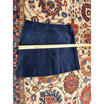 J.Crew Crew Navy Corduroy Mini Skirt NWT Re-Imagined Cotton Zip Back Size 6 Photo 1