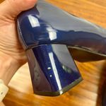 Heel the World Dress Pumps Block Heel Square Toe 9 Blue Photo 8