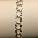 Sterling Silver 7”  Parallel Curb bracelet Photo 1