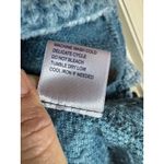 Té Verde Cozy Sherpa Fleece Half Zip Pullover – Blue & Cream – Size L Size L Photo 4