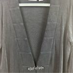 Chico's  Travelers Black Open Front Cardigan Shirt Photo 1