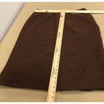 Le Suit Vintage Brown Skirt For Women Size 14 Lined Zipper Back Photo 8