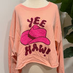 Peach Love California Peach Love | Yeehaw Cropped Sweatshirt Photo 0
