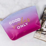 Ipsy Good Vibes Only Cosmetic Clutch Glam Bag Photo 0