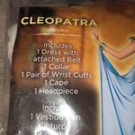 Halloween cleopatra costume Women’s Medium 8-10 5 Pc. New Photo 9