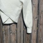 Dazy Elegant White Wrap Sweater Size M Photo 5