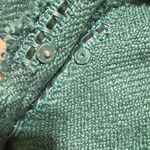 Dialogue  Jacket Blazer Women's Sz 4 Wool blend Teal Green Tweed Boucle Career Photo 8