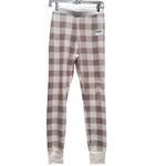 Old Navy  High Waisted Plaid Waffle Thermal Pajama Legging Pants Medium NWT Photo 1