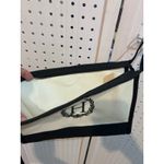 Monogram H Canvas Cosmetic Bag,‎ Makeup Bag, Toiletry Travel Case, Initial Tan Photo 4