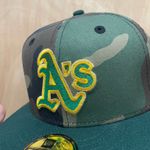 Myfitteds Oakland athletics camo 1987 all star game size 7 1/4 brand new Green Photo 2
