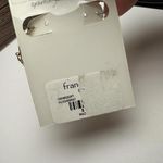 Francesca’s Gold Tone Hoop With Rustic Green Dangles Pierced Earrings NWT Photo 4