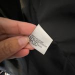 Le Suit Black Croc Embossed Blazer Fitted Jacket Business Preppy Academia Clean Photo 11